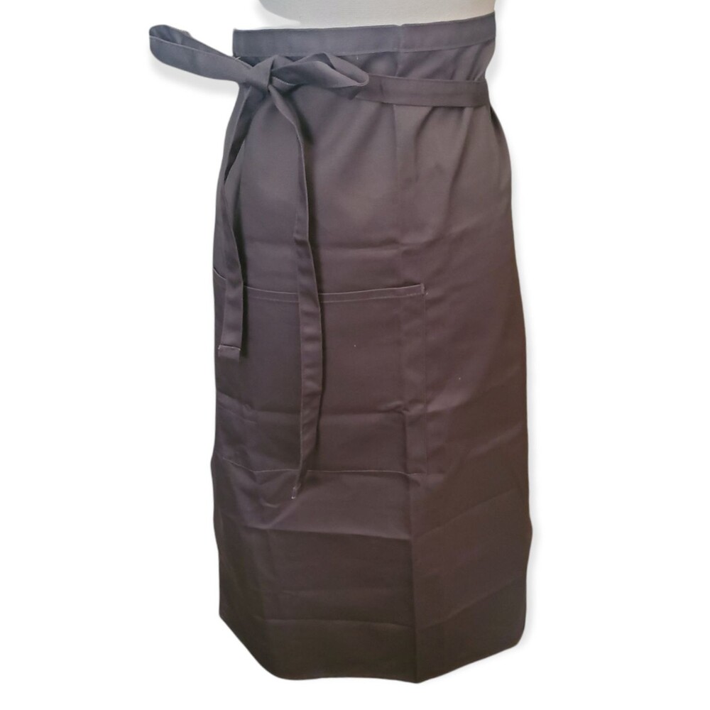 Chef Works Bistro Apron Slate Color 32"x 27 1/2" New